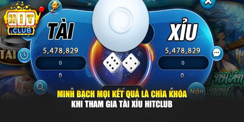 Minh bạch mọi kết quả là chìa khóa khi tham gia Tài xỉu Hitclub